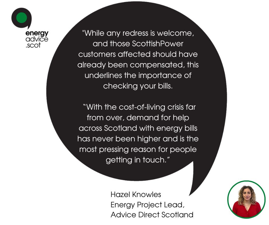 Hazel Knowles Comment on Scottish Power’s £1.5 million payout 
